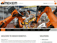 Tablet Screenshot of mekemmakina.com